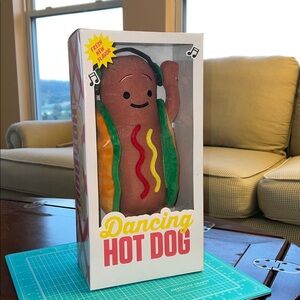 Snapchat Dancing Hot Dog Plush Toy